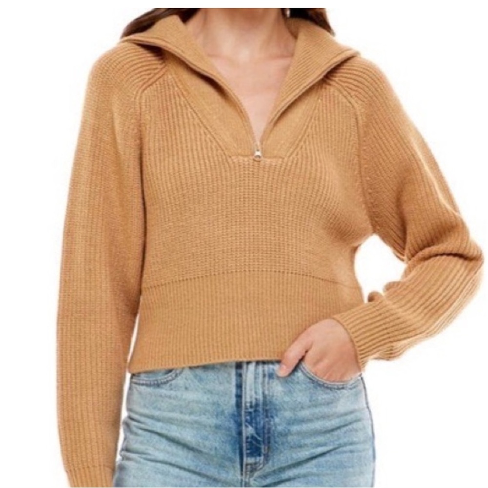 WAYF Half Zip Sweater